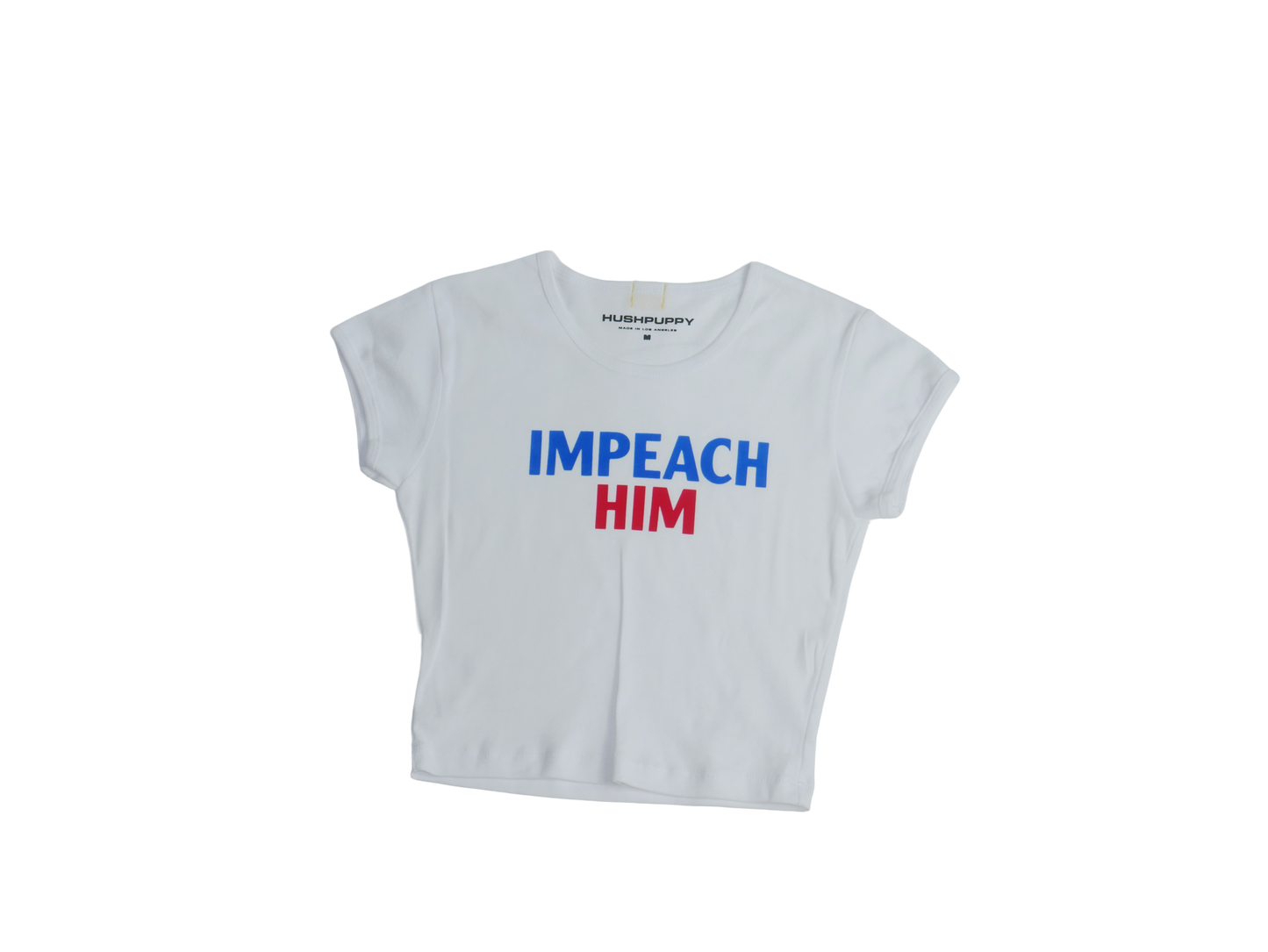IMPEACH HIM crop tee