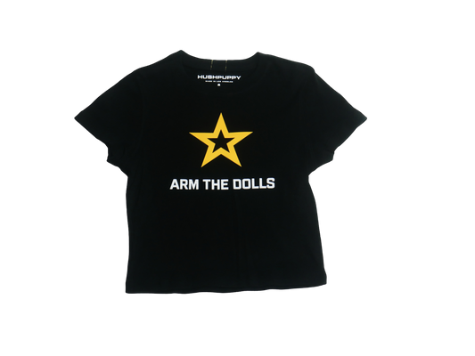 Arm The Dolls cropped tee