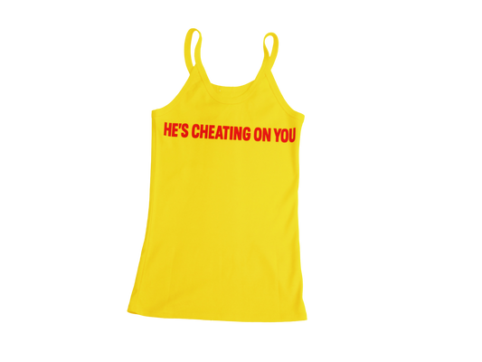 he's cheating on you Tank Top